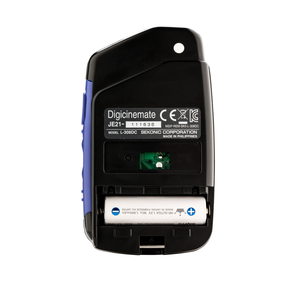 Sekonic L-308X Flashmate Light Meter with Video Cine/HD Cine Modes, Incident & Reflected Metering, LCD Backlight for Photographers, Videographers, Cinematographers Lighting Studio & Eqiupment