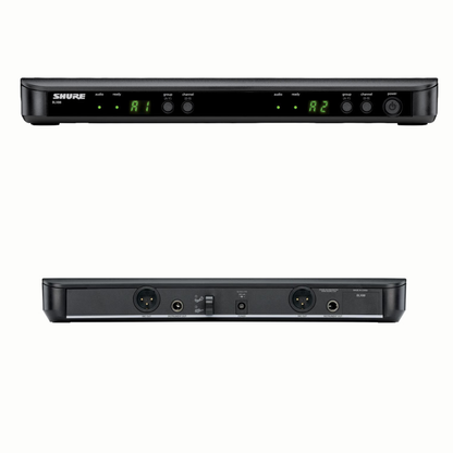 Shure BLX288 Dual Channel Wireless Handheld Microphone Vocal Combo System w/ BLX2 / SM58 Cardioid Mic