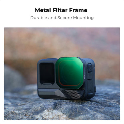 K&F Concept no-X Series PL Polarizer / ND8 16 32 64 128 Neutral Density Lens Filter for Insta360 Ace Pro 2 Action Camera, 28 Multi-Layer no Coated AGC Optical Glass and 3 to 6 Light Reduction Stops