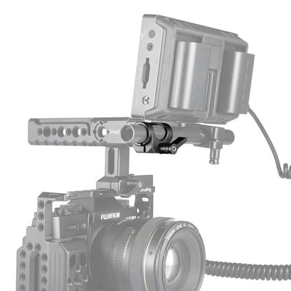 SmallRig LWS 15mm Single Rod Clamp with Counterbore Holes, Built-in 1/4"-20 Threaded Holes, Quick Lock with Thumbscrew for Top Handles and Camera Stabilizer 1995