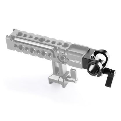 SmallRig LWS 15mm Single Rod Clamp with Counterbore Holes, Built-in 1/4"-20 Threaded Holes, Quick Lock with Thumbscrew for Top Handles and Camera Stabilizer 1995