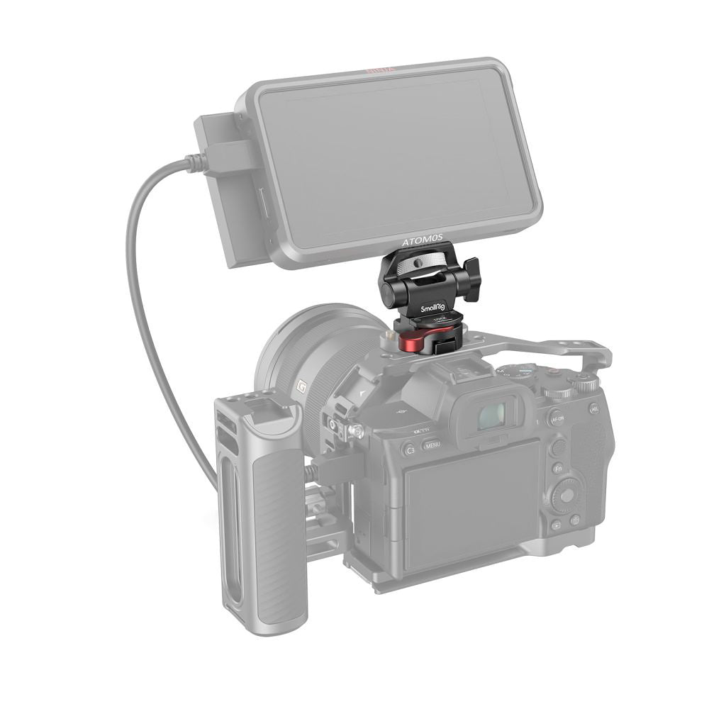 SmallRig Swivel & Tilt Adjustable Camera Monitor Mount with NATO Clamp Mount with Knob and Locating Pins for 5" to 7" SmallHD Focus Series, Atomos Ninja, Blackmagic Video Assist Monitors 2906B