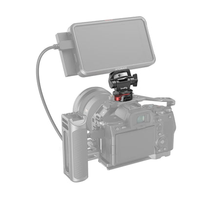 SmallRig Swivel & Tilt Adjustable Camera Monitor Mount with NATO Clamp Mount with Knob and Locating Pins for 5" to 7" SmallHD Focus Series, Atomos Ninja, Blackmagic Video Assist Monitors 2906B