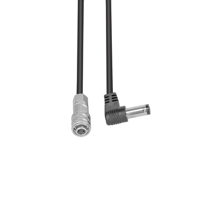 SmallRig 5.5/2.5mm DC Power Male Connector to LEMO 2-Pin Charging Cable with 40cm Long Cable for Blackmagic Design Pocket Cinema Camera BMPCC 4K/6K, NP-F Battery Plate 2920