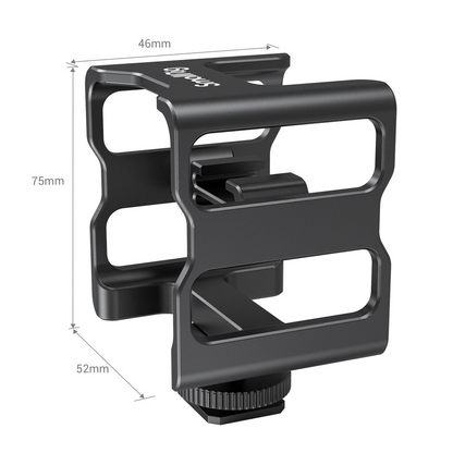 [CLEARANCE] SmallRig Storage Cage for RODE Wireless Go T/R Mircophone with Cold Shoe Mount, Anti-Drop and Scratch-Resistant with Aluminum Alloy Material 2998
