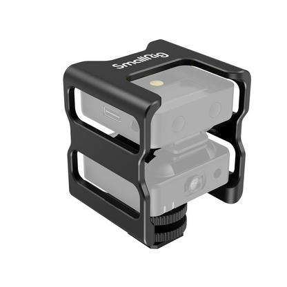 [CLEARANCE] SmallRig Storage Cage for RODE Wireless Go T/R Mircophone with Cold Shoe Mount, Anti-Drop and Scratch-Resistant with Aluminum Alloy Material 2998