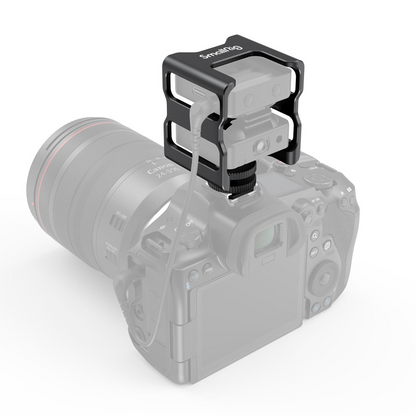 [CLEARANCE] SmallRig Storage Cage for RODE Wireless Go T/R Mircophone with Cold Shoe Mount, Anti-Drop and Scratch-Resistant with Aluminum Alloy Material 2998