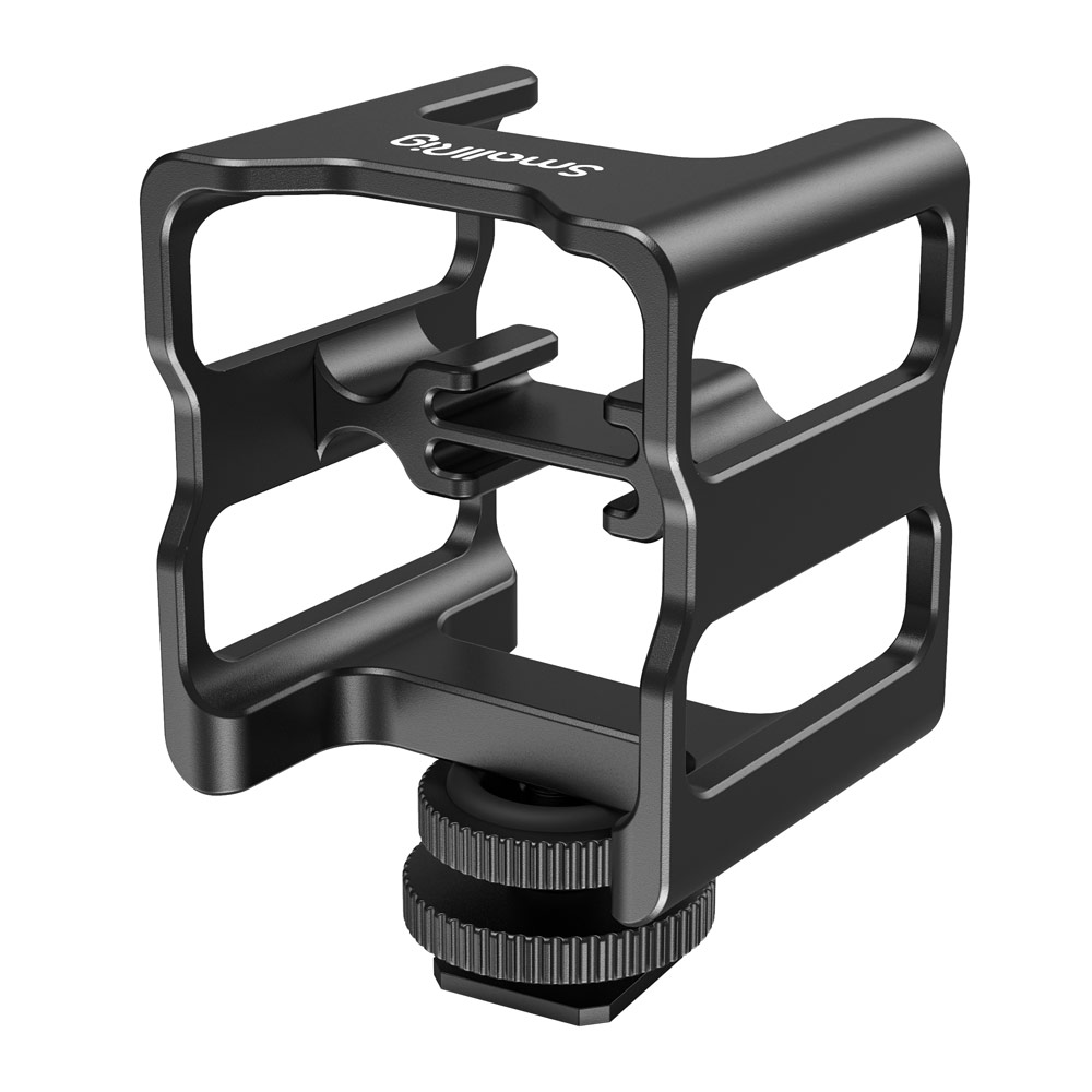 SmallRig Storage Cage for RODE Wireless Go T/R Mircophone with Cold Shoe Mount, Anti-Drop and Scratch-Resistant with Aluminum Alloy Material 2998