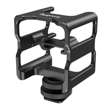 [CLEARANCE] SmallRig Storage Cage for RODE Wireless Go T/R Mircophone with Cold Shoe Mount, Anti-Drop and Scratch-Resistant with Aluminum Alloy Material 2998