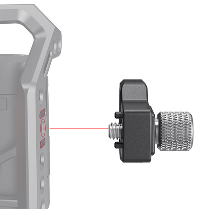SmallRig Mini HDMI Cable Clamp Support with Allen Wrench, Anti-Twist Pins & 1/4 Screw with Aluminum Alloy Material for Sony Alpha A7S III Mirrorless Camera Cage 3000