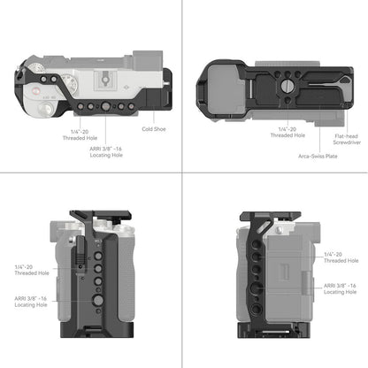 SmallRig 3081B Camera Metal Cage for Sony A7C Mirrorless Camera
