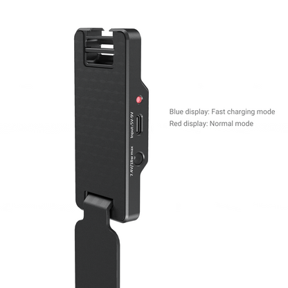 SmallRig Power Bank Adapter with LED Light Indicator, Silicone Strap, Cold Shoe Mount & Type-C Input, 1/4"-20 Threaded Hole with USB PD Support for Camera Batteries 3085