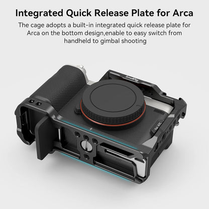 SmallRig 3212 Durable Camera Cage with Anti Twist Side Lock Feature Suitable for Sony A7C Camera