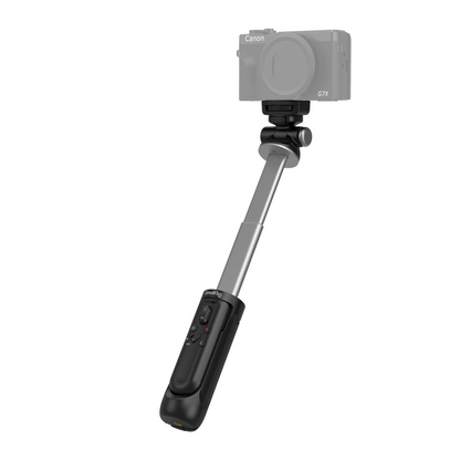 SmallRig SR-RG1 Extendable Wireless Shooting Grip Selfie Stick Tripod with Bluetooth Remote Control, 360 & 180 Degree Pan and Tilt and 1.5kg Load Capacity for Select Sony & Canon Mirrorless Cameras 3326