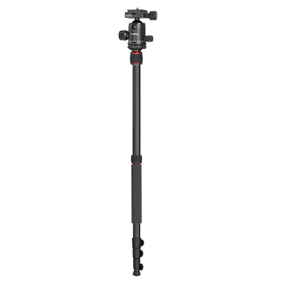 SmallRig CT-10 / CT-20 Lightweight 4-Section Aluminum Travel Tripod with Monopod Camera Stand with Ball Head, 71" / 78.7" Max Height, 15kg Load Capacity, Smartphone Holder and Quick Release Plate, Carrying Bag 3935 3474C