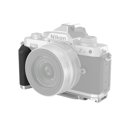 SmallRig L-Shape Side Handle Grip with Built-in Arca Swiss Plate, 1/4"-20 Threaded Hole and D-Ring Screw, Cold Shoe Mount and Rubber Pad for Nikon Z fc Mirrorless Camera 3480