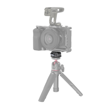 SmallRig HawkLock Drop-in Universal Mini QR Quick Release Plate and Clamp with Built-in Silicone Pads, Triple-Module Design, 5Kg Load Capacity & 1/4"-20 Threaded Holes for Camera Cages & Tripods 3513C