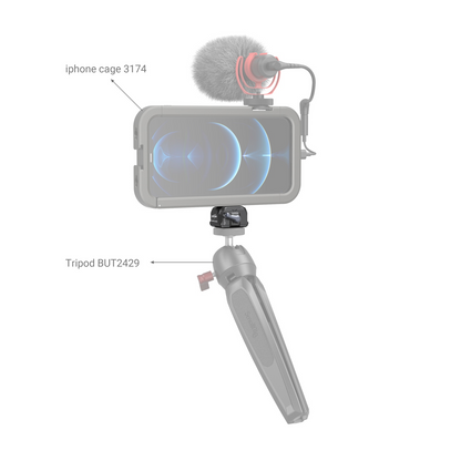 SmallRig HawkLock Drop-in Universal Mini QR Quick Release Plate and Clamp with Built-in Silicone Pads, Triple-Module Design, 5Kg Load Capacity & 1/4"-20 Threaded Holes for Camera Cages & Tripods 3513C