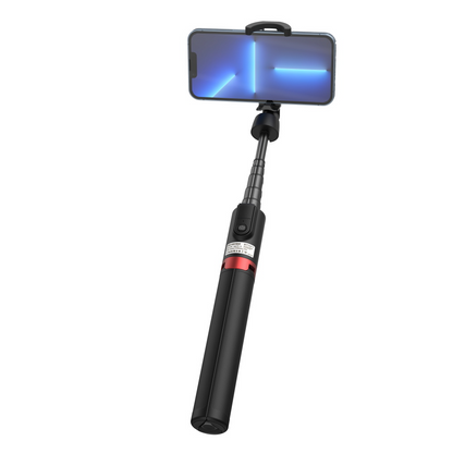 [CLEARANCE] SmallRig ST20 Pro Portable Selfie Stick Tripod with Bluetooth Remote Control, Smartphone Holder, 1.3m Max Height, 360 Degree Rotatable for Vlogging, Live Streaming (Black) 3636B