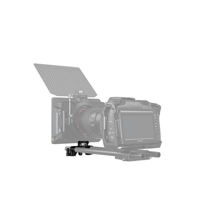 [CLEARANCE] SmallRig 15mm LWS Matte Box and Lens Support with 0.8" Vertical Adjustment and Adjustable Wingnut and Anti-Twist Design, 1/4"-20 Screws Compatible for Camera Rail Support System and Lenses 3652