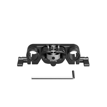 [CLEARANCE] SmallRig 15mm LWS Matte Box and Lens Support with 0.8" Vertical Adjustment and Adjustable Wingnut and Anti-Twist Design, 1/4"-20 Screws Compatible for Camera Rail Support System and Lenses 3652