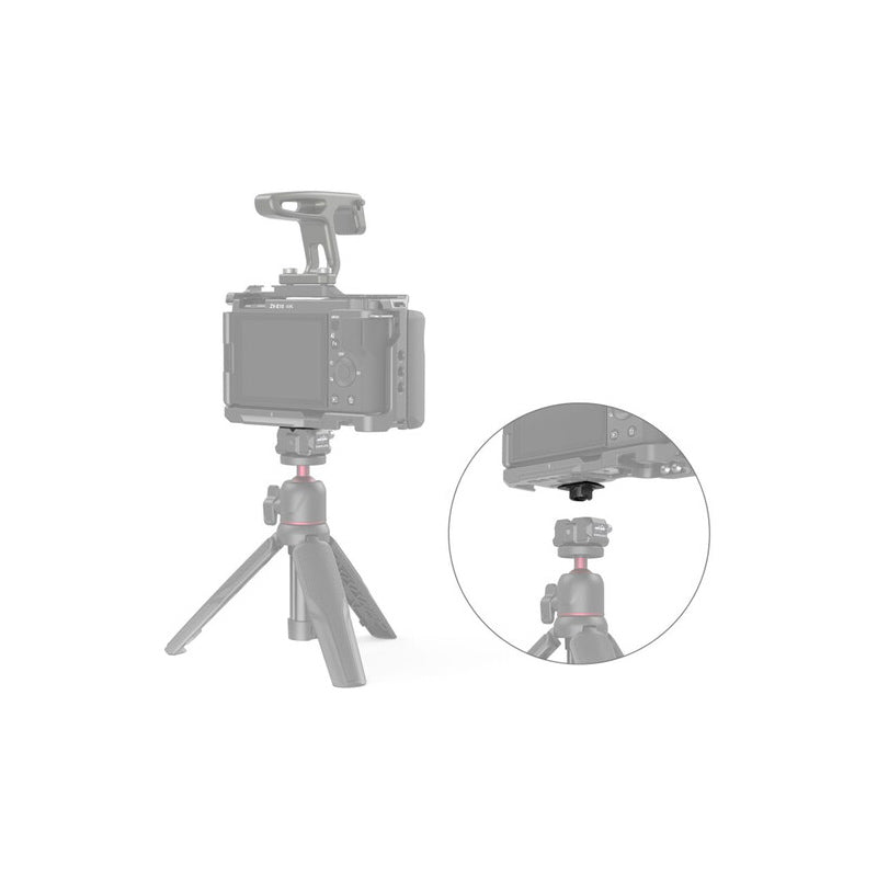 Soporte De Montaje Rápido Para Monitor De Cámara – Rotación 360°, Inclinación 140°, Orificio 1/4” – Aleación De Aluminio