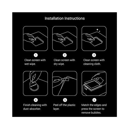 SmallRig 2pcs Tempered Glass LCD Screen Protector Film with 0.4mm Ultra-Thin, Rounded Corners, Waterproof, Anti-Oil, Anti-Fingerprint with Microfiber Cleaning Cloth for Sony Alpha a7 IV  Mirrorless Cameras | 3750B