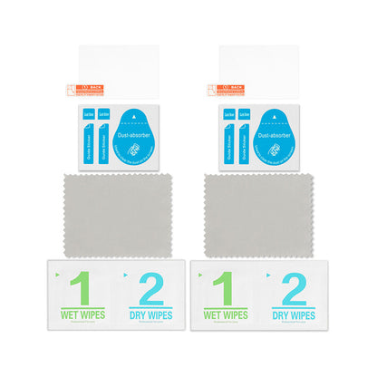 SmallRig 2pcs Tempered Glass LCD Screen Protector Film with 0.4mm Ultra-Thin, Rounded Corners, Waterproof, Anti-Oil, Anti-Fingerprint with Microfiber Cleaning Cloth for Sony Alpha a7 IV  Mirrorless Cameras | 3750B