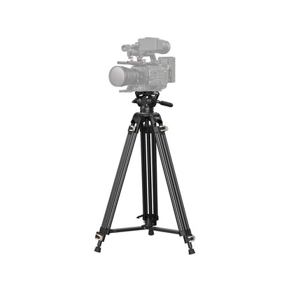 SmallRig AD-01 Heavy Duty Fluid Tripod with 8Kg Load Capacity and 360 Degree Rotatable Head with Built-in Spanner for Indoor/Outdoor Photography
