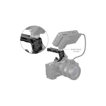 SmallRig Cheese Style Top Handle Lite with QR Quick Release NATO Clamp with 10kg Max Load Capacity, 1/4"-20 & 3/8"-16 Accessory Threads for Videography, Monitors and LED Lights | 3766