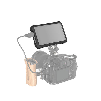 SmallRig On-Camera Monitor Cage Kit with HDMI Cable Clamp, Sun Hood, Silicon Case and Screen Protector for Atomos Ninja V/Ninja V+ | 3788