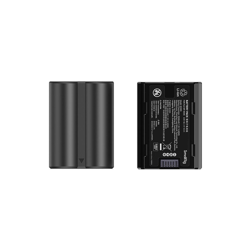 SmallRig NP-W235 Rechargeable Replacement Battery (2-Pack) 7.2V 2040mAh with 5V USB Type C Dual Battery Charger Kit for Fujifilm GFX 50S II, GFX 100S, X-T4, VG-X-T4, X-T5, X-H2, X-H2S, X-S20 Mirrorless Camera | 3822