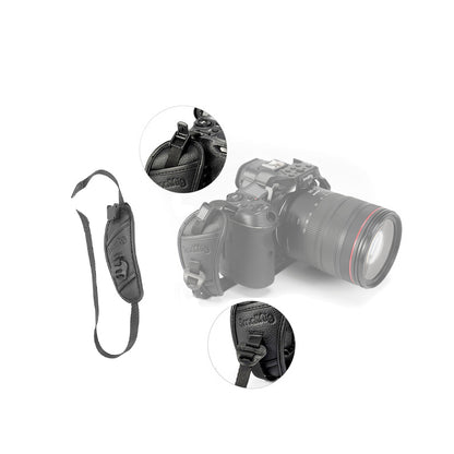SmallRig Black Mamba Hand Strap with Adjustable 10mm Width, Soft Foam, Sweat Absorption for Camera Strap Slots, Cages and Grips | 3848
