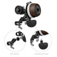 SmallRig F60 Classic Wooden Style Modular Non-Damping Follow Focus for DSLR & Mirrorless Camera Lens with A/B Stops, 3-Step Forward / Reverse Quick Switch, Detachable Palm Support, Silicone Gear Ring, Rod Clamp with NATO Rail | 3850