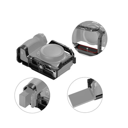 SmallRig Formfitting Full Cage with Built-In Arca-Type Plate, Shoe Mount with Dual-Head Magnetic Screwdriver, 1/4"-20, 3/8"-16, ARRI Accessory Threads for Nikon 730 Mirrorless Camera 3858