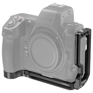 SmallRig Aluminum Extendable Camera L-Bracket for Nikon Z8 with Arca-Swiss Type Quick Release Plate, Slotted Side Port Access, 1/4"-20 & 3/8"-16 Threaded Hole, Quick Disconnect Socket | 3942