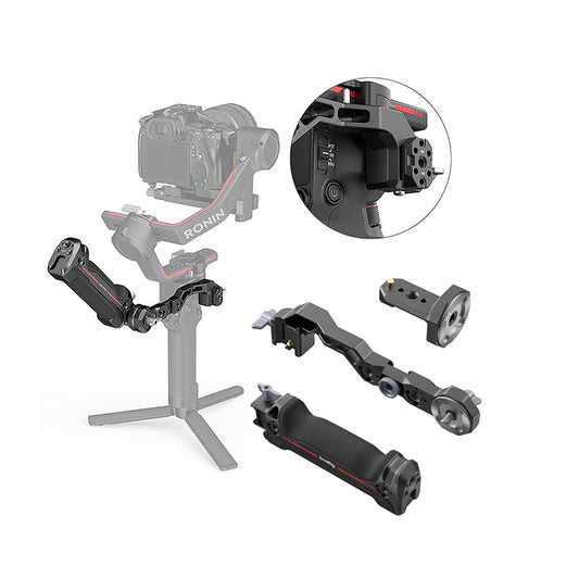 SmallRig Sling Handgrip with 8Kg Load Capacity, Multiple 1/4"-20 and 3/8"-16 ARRI-Style Threads, 360 Degree Adjustable Arm, Quick Release, Shoe Mounts for DJI RS 2/RSC 2/RS 3/RS 3 Pro Gimbal 3950