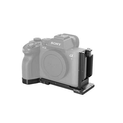 SmallRig Foldable L-Bracket Arca Type Dovetail Design, Foldable Side Plate, 1/4"-20 Threaded Holes for Sony a7 IV, a7R V & a7S III Mirrorless Cameras | 3984