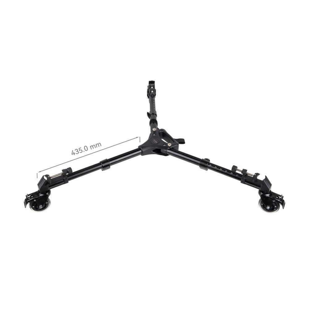 SmallRig Universal Aluminum Tripod Dolly with Large Rotating Wheels, Stationary Locking System, Adjustable Telescopic Legs for Professional Videography and Filmmaking | 3986