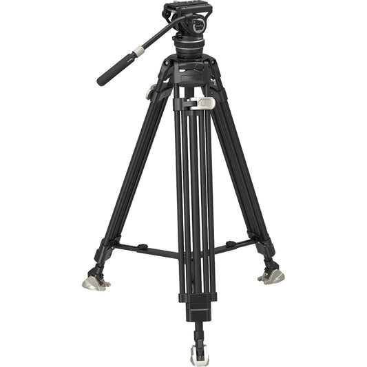 SmallRig FreeBlazer AD-100 Heavy-Duty Carbon Fiber Professional Tripod Kit with DH10 Fluid Video Head, 360° 90°/-60° Pan & Tilt Control, Manfrotto and DJU RS Quick Release Plates, 197cm Max Adjustable Height, 10kg Max Load Capacity | 3989