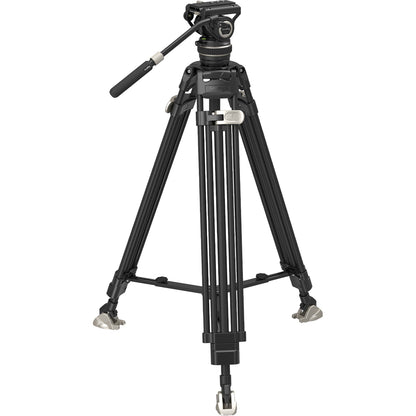 SmallRig FreeBlazer AD-100 Heavy-Duty Carbon Fiber Professional Tripod Kit with DH10 Fluid Video Head, 360° 90°/-60° Pan & Tilt Control, Manfrotto and DJI RS Quick Release Plates, 197cm Max Adjustable Height, 10kg Max Load Capacity | 3989