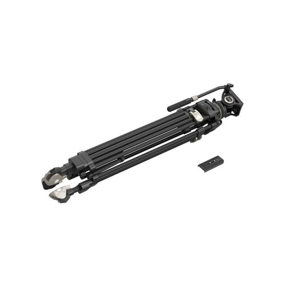 SmallRig FreeBlazer AD-100 Heavy-Duty Carbon Fiber Professional Tripod Kit with DH10 Fluid Video Head, 360° 90°/-60° Pan & Tilt Control, Manfrotto and DJI RS Quick Release Plates, 197cm Max Adjustable Height, 10kg Max Load Capacity | 3989