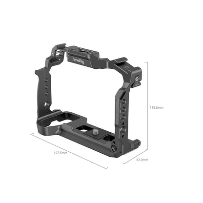 SmallRig Formfitting Camera Cage with Arca-Type QR Quick Release Base, Anti-Twist Locks 1/4"-20 & 3/8"-16 Accessory Threads, NATO Rails and Shoe Mounts for Select Panasonic Lumix Mirrorless Camera 4022