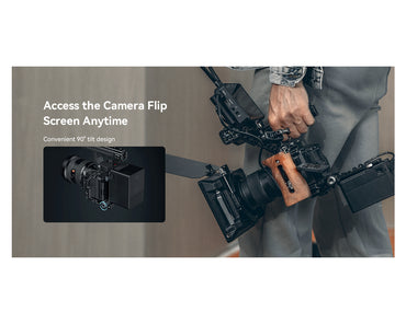 SmallRig Compact V-Mount Battery Mounting Plate System with Arca-Swiss QR Quick Release Plate, 90 Degree Rotating Plate and 15mm Rods with Chest Support for SmallRig VB50 / VB99, Sony Alpha, Canon EOS and Panasonic Lumix Series DSLR / Mirrorless Camera