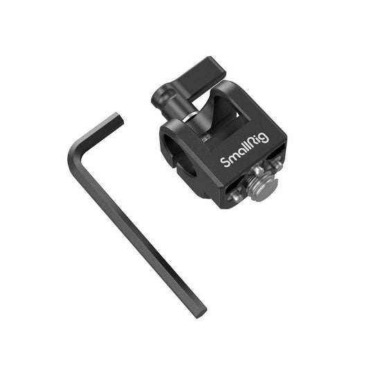 SmallRig Single 15mm ARRI Anti-Twist Locating Single Rod Clamp with Arri-Style Accessory Mount, QR Quick Release Function and 3/8"-16 Threaded Screw for Camera Handles, Cages and Plates 4171