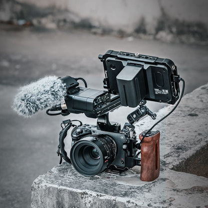 SmallRig Full Camera Cage for Sony FX30 / FX3 with XLR Extension Handle, Detachable TO Rail, HDMI Cable Clamp, Arca-Type Quick Release Base Plate, Cold Shoe Mount, ARRI, 1/4"-20 and 3/8"-16 Holes for Attachments and Accessories