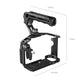 SmallRig Aluminum Full Camera Cage Kit for Sony a7 III & a7R III Full-Frame Mirrorless Cameras with Top Handle, HDMI Cable Clamp, 1/4"-20 Threaded Holes, ARRI 3/8" -16 Locating Holes, Cold Shoe Mount, NATO Rail, QD Socket Support | 4198