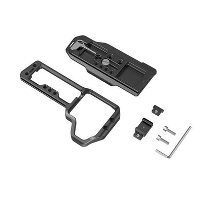 SmallRig L Bracket for Fujifilm GFX100 II Mirrorless Camera & VG-GFX100II Battery Grip with Arca-Type Baseplate, 18mm Side Plate 1/4"-20 and 3/8"-16 Threads, QD and Cold Shoe Mount, Strap Slots with Screw and Side Locks | 4203