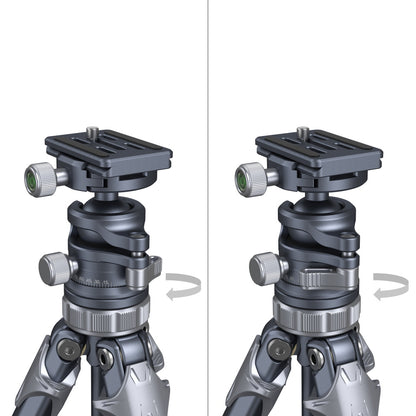 SmallRig FreeRover AP-02 50mm Travel Compact Tripod with Adjustable 4-Section Telescopic Legs, Inverted Shooting Angle, Built-in Bubble Level, 150cm Max Height, Arca-Swiss Quick Release Plate, 8kg Max Load Capacity | 4222