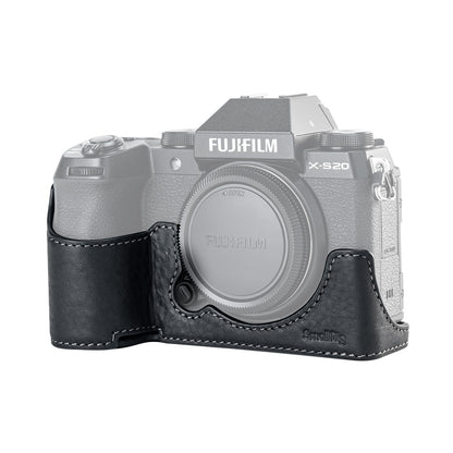 SmallRig Leather Case for Fujifilm X-S20 with 1/4"-20 Threads, Tripod Attachment, Open / Close Design for Battery Compartment | 4232